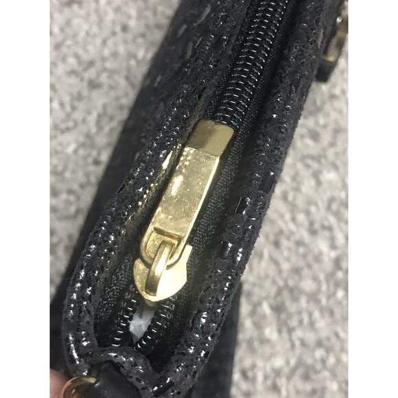 Miss Mak Purse Clutch Wristlet Leopard Lock And Key w/Tassel & Gold Accents - Picture 5 of 7